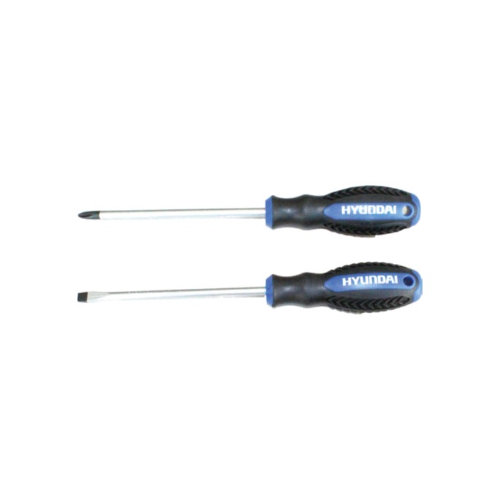 Hyundai 6-Piece Screwdriver Set with Plastic Grip - HHT0023