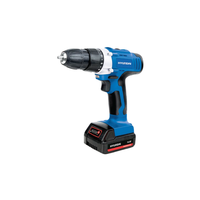 Hyundai Cordless Impact Drill (10mm) 2 Speed 2 Battery 1.5Ah - HPT0024