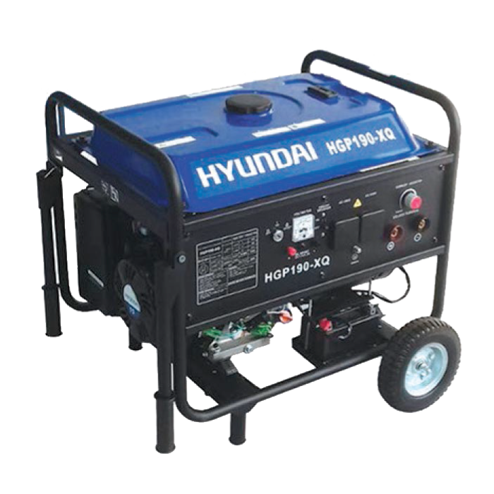 Hyundai 190amp Petrol Generator with Welding Machine - HGP190-XQ