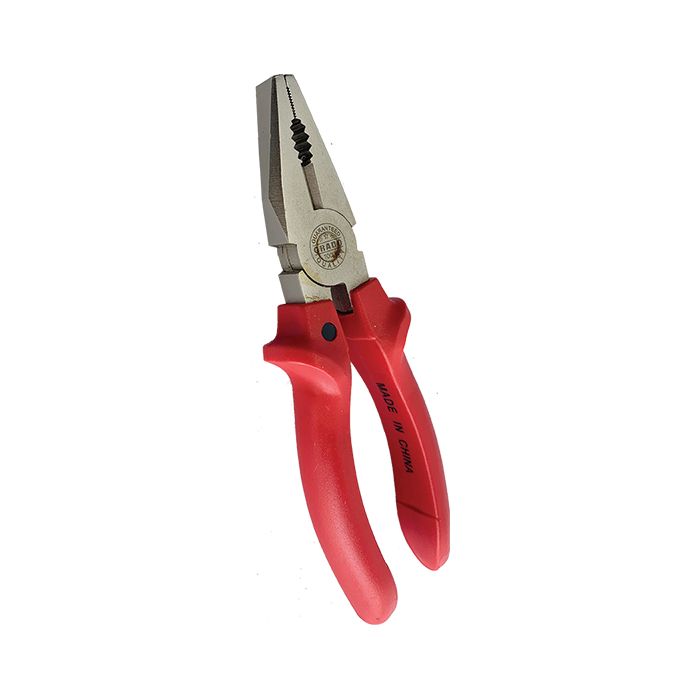 Grado Combination Plier with Orange Plastic Grip - 7"