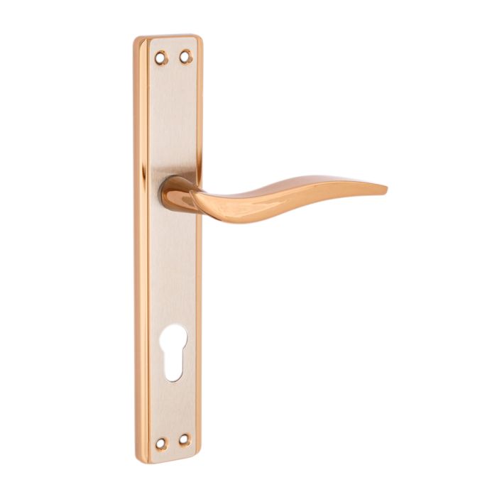 Somer Door Handle Hamsi Plato Gold/Satin - Turkey/6155002116