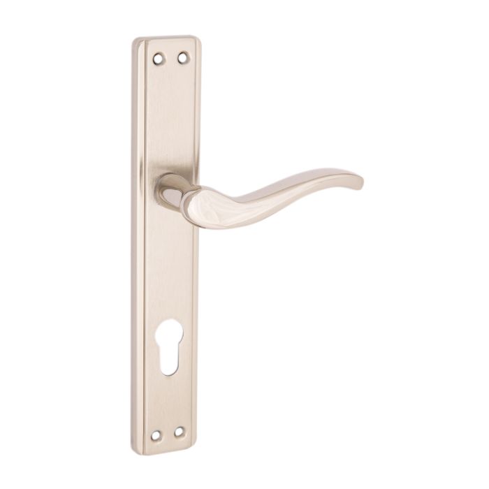 Somer Door Handle Seher Plato Nickel Satin - Turkey/6031002110